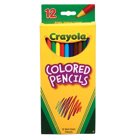 CRAYOLA Pencil Color 12Pk Lng 68-4012